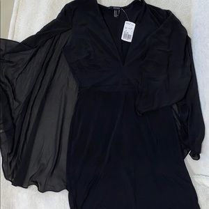 💰2 for $20💰CAPE MID THIGH BLACK DRESS